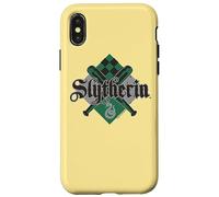 Custodia per iPhone X/XS Harry Potter Slytherin Quidditch Diamond Logo
