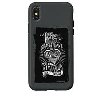 Custodia per iPhone X/XS Harry Potter The Ones That Love Us Never Really Leave