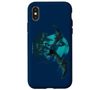 Custodia per iPhone X/XS Harry Potter Thestral Flies Over Hogwarts