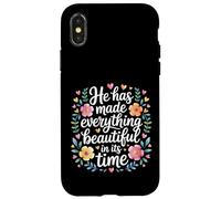 Custodia per iPhone X/XS He Has Made Everything Beautiful In Its Time -