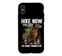 Custodia per iPhone X/XS HIKE NOW NAP LATER THE CANINE TRAINING PLAN