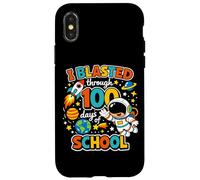 Custodia per iPhone X/XS Ho attraversato 100 giorni di scuola Astronauta Bambini Studenti