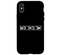 Custodia per iPhone X/XS Ho bisogno di Ca F Fe I Ne PERIODICALMENTE Elementi di caffeina Meme