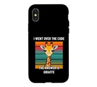 Custodia per iPhone X/XS Ho esaminato il codice La risposta è Giraffe Game Programmer
