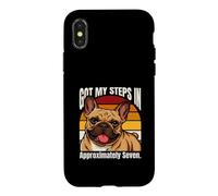 Custodia per iPhone X/XS Ho i miei passi in circa sette bulldog