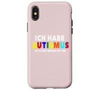 Custodia per iPhone X/XS Ho l'autismo Bitte habe Geduld mit mir