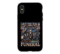 Custodia per iPhone X/XS Ho messo il divertimento in funerale Tristo Mietitore Partito Bootleg Halloween