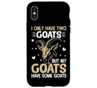 Custodia per iPhone X/XS Ho solo due capre ma le mie capre hanno delle capre
