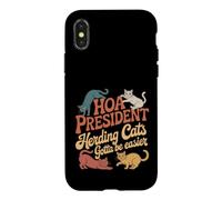 Custodia per iPhone X/XS HOA President Herding Cats Gotta Be Easier |-