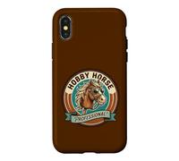 Custodia per iPhone X/XS Hobby Horse Professional! Carino bastone da equitazione