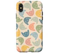 Custodia per iPhone X/XS Holland Lop - Coniglietto pasquale colorato da sogno