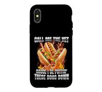 Custodia per iPhone X/XS Hot Dog Chiamami il veterinario Puttin' Dogs Down Bootleg Fun Glizzy
