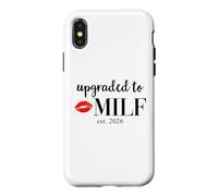 Custodia per iPhone X/XS Hot Mom Upgraded Milf 2026 Milfin Ain't Easy Milf est 2026
