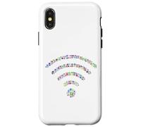 Custodia per iPhone X/XS Hot Spot - Wifi gratuito - La casa è dove si collega il Wifi