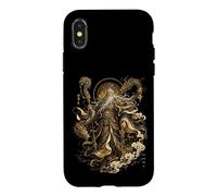 Custodia per iPhone X/XS Huangdi Imperatore Giallo Drago Cinese Mitologia