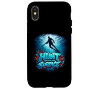 Custodia per iPhone X/XS Hunt Below the Surface