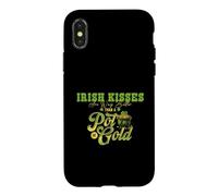 Custodia per iPhone X/XS I baci irlandesi sono meglio della pentola d'oro il giorno