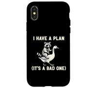 Custodia per iPhone X/XS I Have A Plan Its A Bad One Sarcastico Humor Planner Leader
