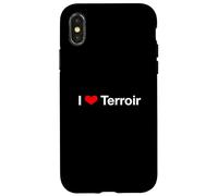 Custodia per iPhone X/XS I Heart Terroir