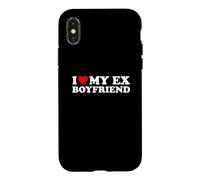Custodia per iPhone X/XS I Love My Ex-Boyfriend