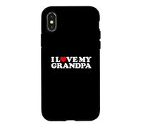 Custodia per iPhone X/XS I Love My Grandpa