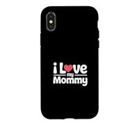 Custodia per iPhone X/XS I Love My Mommy