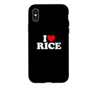 Custodia per iPhone X/XS I Love Rice