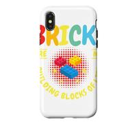 Custodia per iPhone X/XS I mattoni sono i miei elementi costitutivi della vita | Master Builder
