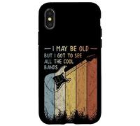 Custodia per iPhone X/XS I May Be Old But I Got To See All The Cool Bands Retro