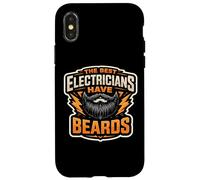Custodia per iPhone X/XS I migliori elettricisti hanno la barba barbuta operaio elettrico