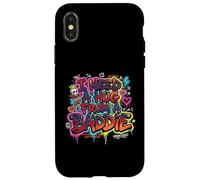 Custodia per iPhone X/XS I Need A Hug From A Baddie Urban Graffiti Art divertente