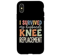 Custodia per iPhone X/XS I Survived My Husbands Knee Replacement Chirurgia Articolare