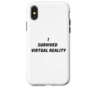 Custodia per iPhone X/XS I Survived Virtual Reality Novelty Commemorative VR Games