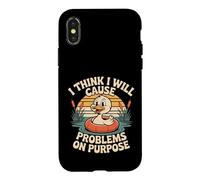 Custodia per iPhone X/XS I Think I Will Cause Problems On Purpose Chaos Vibe -