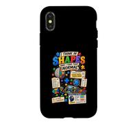 Custodia per iPhone X/XS I Think In Shapes Puzzler Puzzle Shirt