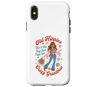 Custodia per iPhone X/XS I vecchi hippy non si dissolvono solo in nonne pazze