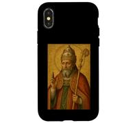 Custodia per iPhone X/XS Icona cattolica di San Gregorio Magno