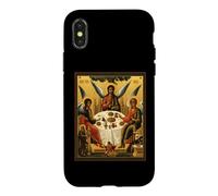 Custodia per iPhone X/XS Icona ortodossa della Santissima Trinità