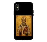 Custodia per iPhone X/XS Icona ortodossa di Sant'Agostino d'Ippona