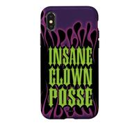 Custodia per iPhone X/XS ICP Purple Flames Old English Logo Horrorcore Rap Music