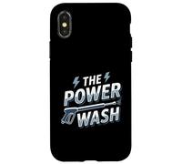 Custodia per iPhone X/XS Idropulitrice Steam Cleaner Fai da te The Power Wash