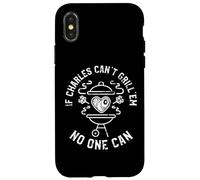 Custodia per iPhone X/XS If Charles Can't Grill'em Nessuno può nominare Charles BBQ