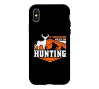 Custodia per iPhone X/XS If Nothing Goes Right Hunting Hunter Life Adventure Nature