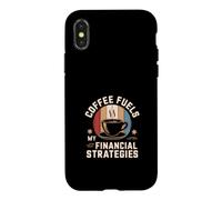 Custodia per iPhone X/XS Il caffè alimenta le mie strategie finanziarie