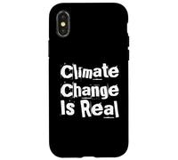 Custodia per iPhone X/XS Il cambiamento climatico è una vera consapevolezza - Dichiarazione Eco Warrior
