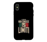 Custodia per iPhone X/XS Il Ciclista Non Conosce Limiti Bicicletta