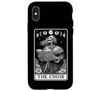 Custodia per iPhone X/XS Il coro che canta scheletro tarocchi carta strega luna