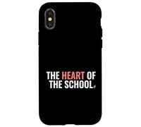 Custodia per iPhone X/XS Il cuore del professionista del personale della segreteria scolastica