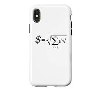 Custodia per iPhone X/XS Il denaro è la radice di tutti i cattivi formula matematica