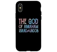 Custodia per iPhone X/XS Il Dio di Abramo Isacco e Giacobbe ebreo cristiano